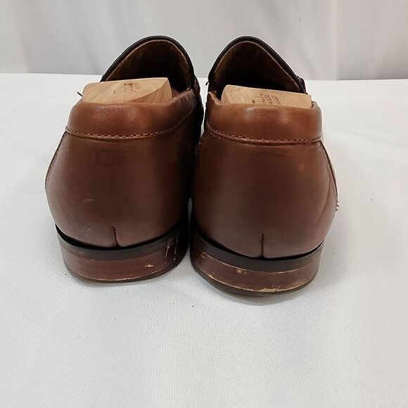 Florsheim Size 10 Men's Dress Shoe - Bit Loafer - Cognac M - Picture 5 of 10
